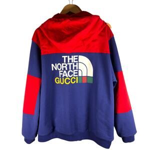 Gucci x The North Face Full Zip Hooded Jacket Men’s XXL - Designer Preppy Luxury